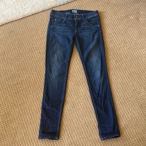 NWOT Hudson double button skinny jeans
